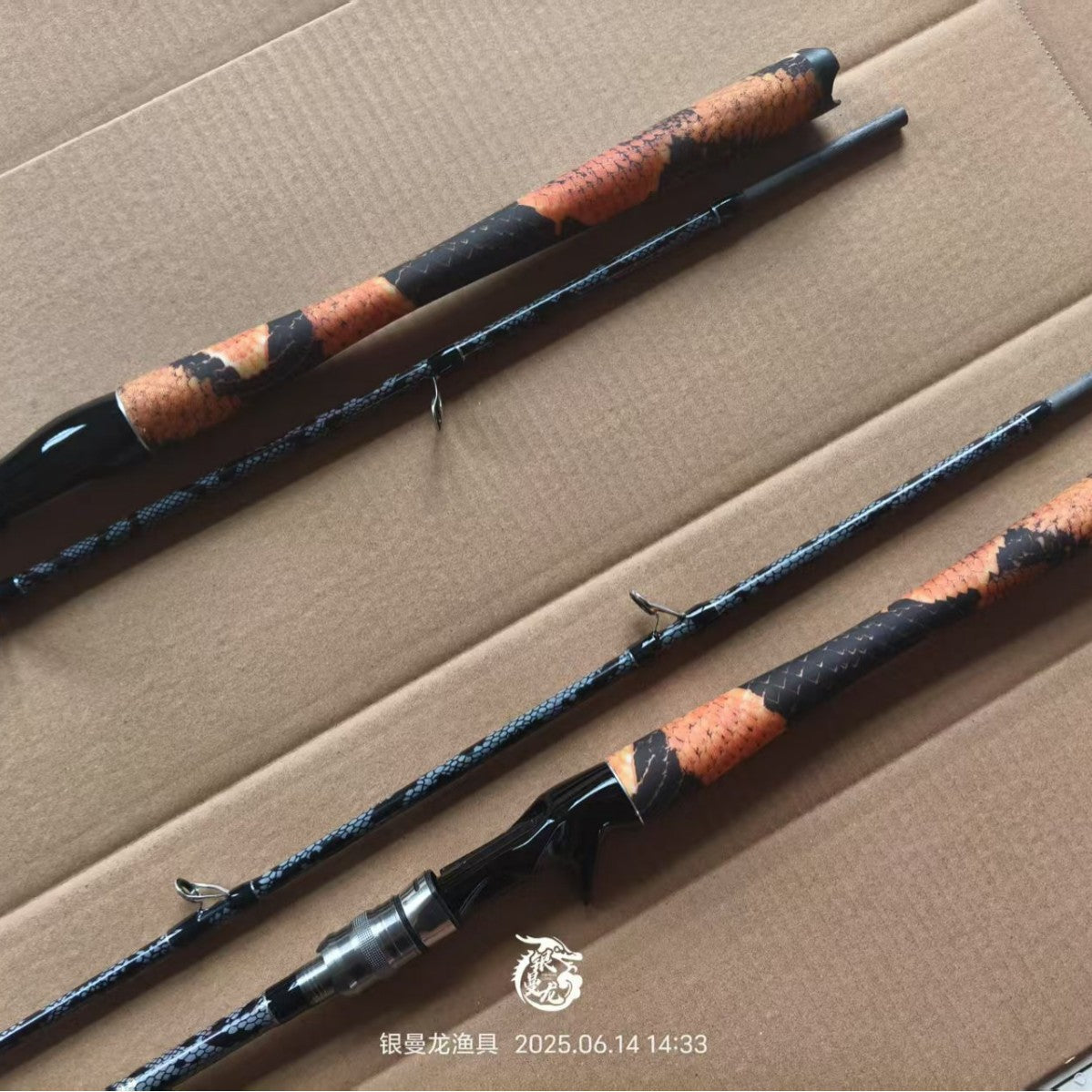 Lightning Strong Rod H Light Thunder Medium Thunder Rod Carbon Black Fishing Rod For Black Bass Lure Rod With Plug-In Rod Straight Handle Gun Handle Lure Single Rod